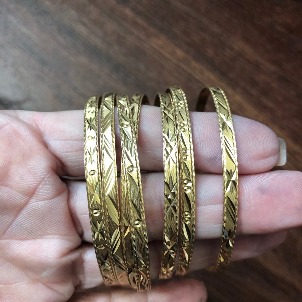 Stylish Semanario 18k 7Days Bangle Bracelet